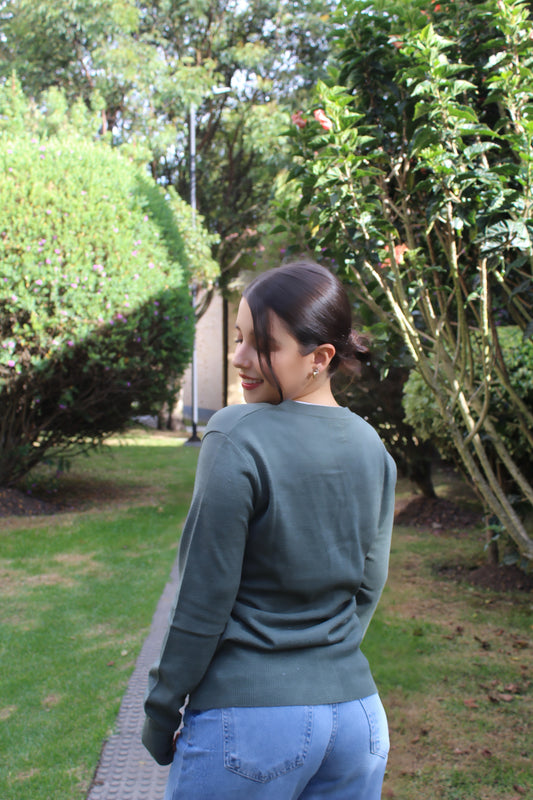 Cardigan - Verde