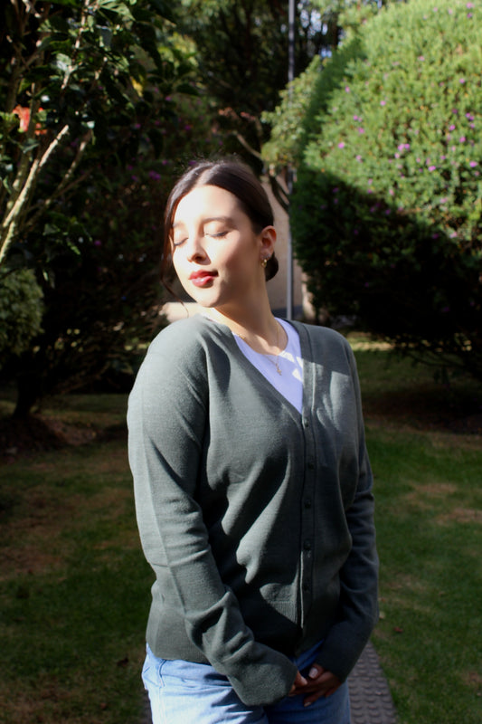 Cardigan - Verde